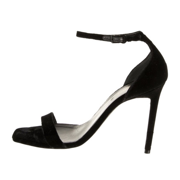 Yves Saint Laurent Black Strappy Heels size US12 or IT42 - Picture 3 of 5